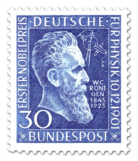 Stamp: Wilhelm Conrad Röntgen (50. Jahrestag Nobelpreis)