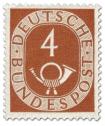 Stamp: Posthorn 4 Pfennige