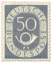 Stamp: Posthorn 50 Pfennige