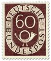 Stamp: Posthorn 60 Pfennige