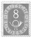Stamp: Posthorn 8 Pfennige