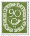 Stamp: Posthorn 90 Pfennige