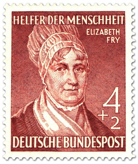 Stamp: Elizabeth Fry (Gefängnis Reformerin)