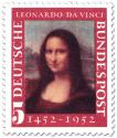 Stamp: Mona Lisa - Gemälde von Leonardo da Vinci