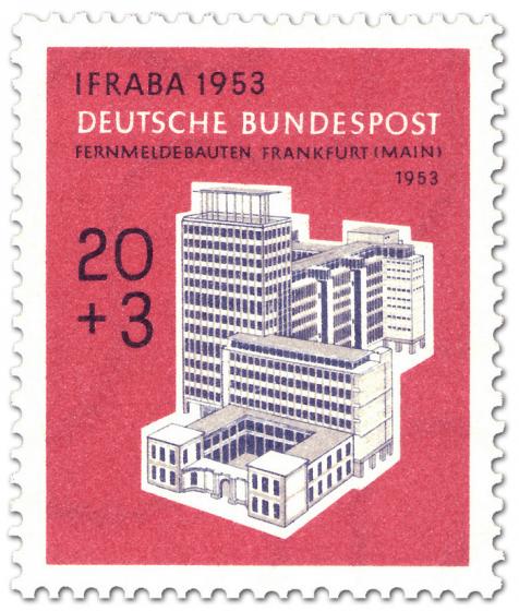 Stamp: Fernmeldebauten Frankfurt/Main (IFRABA)