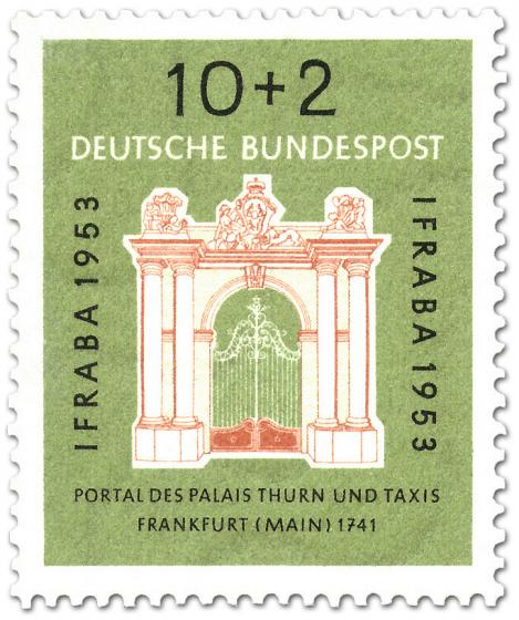 Stamp: Portal des Palais Thurn und Taxis (IFRABA)