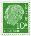 Stamp: Bundespräsident Theodor Heuss 10