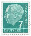 Stamp: Bundespräsident Theodor Heuss 7