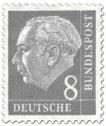 Stamp: Bundespräsident Theodor Heuss 8