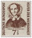 Stamp: Amalie Sieveking (Mitbegründerin der Diakonie)