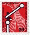 Stamp: Eisenbahnsignal Schienen (Fahrplankonferenz in Wiesbaden)