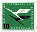 Stamp: Lufthansa Logo, Kranich (10)