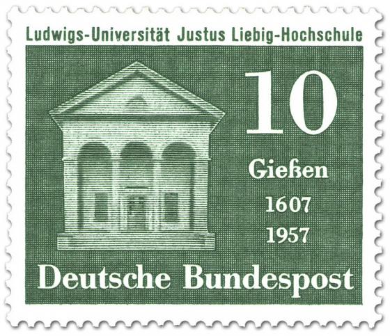 Stamp: 350 Jahre Justus Liebig Universität Giessen