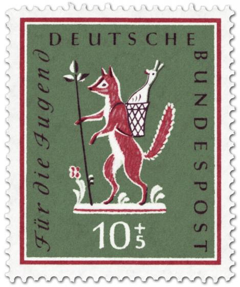 Stamp: Fuchs, du hast die Gans gestohlen (Kinderlied)