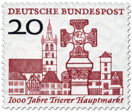 Stamp: Marktplatz 1000 Jahre Trier