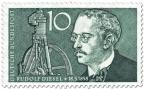 Stamp: Rudolf Diesel (Erfinder des Dieselmotors)