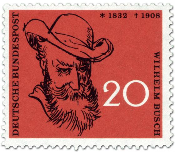 Stamp: Wilhelm Busch (Dichter, Zeichner)