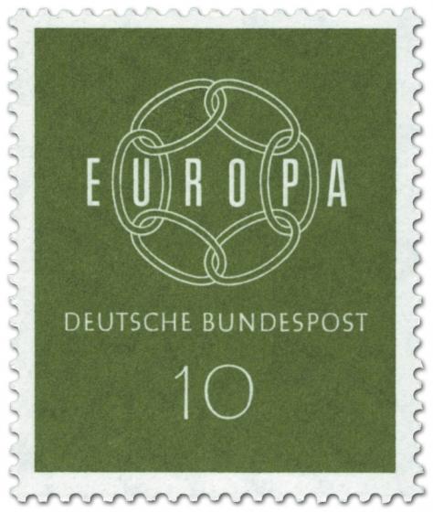 Stamp: Europamarke 1959 - Kette (10)