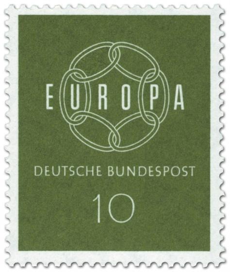 Stamp: Europamarke 1959 - Kette (10)