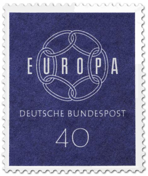 Stamp: Europamarke 1959 - Kette (40)