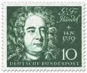 Stamp: Georg Friedrich Händel (Komponist)