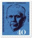 Stamp: General George C. Marschall (Fiedensnobelpreis 1953)