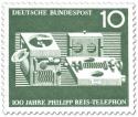 Stamp: 100 Jahre Telephon von Philipp Reis 