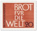 Stamp: Brot für die Welt 1962