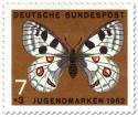 Stamp: Schmetterling Roter Apollo (Parnassius apollo)