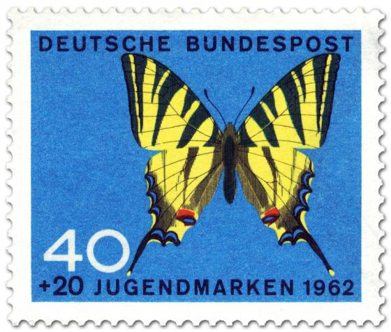 Stamp: Schmetterling Segelfalter (Iphiclides Podalirius)
