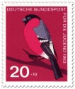 Stamp: Vogel: Dompfaff, Gimpel (Pyrrhula Fringillidae)
