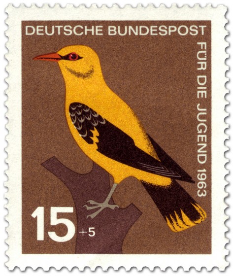 Stamp: Vogel: Pirol (Oriolus Oriolidae)