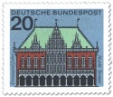 Stamp: Bremen Rathaus, Markt