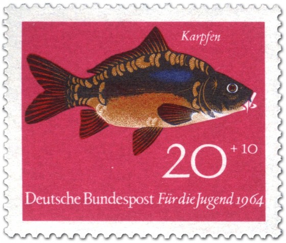 Stamp: Fisch: Karpfen (Cyprinus Carpio)