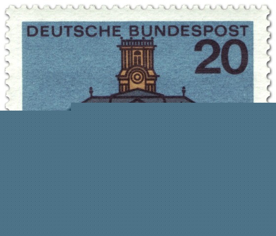 Stamp: Saarbrücken Ludwigskirche