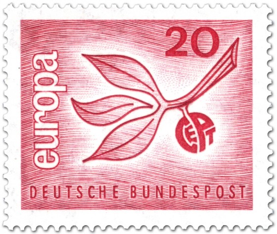 Stamp: Europamarke 1965 (Zweig Blätter)