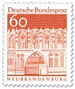 Stamp: Treptower Tor in Neubrandenburg