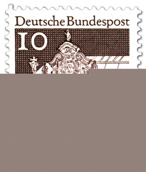 Stamp: Wallpavillon Zwinger, Dresden (Sachsen)