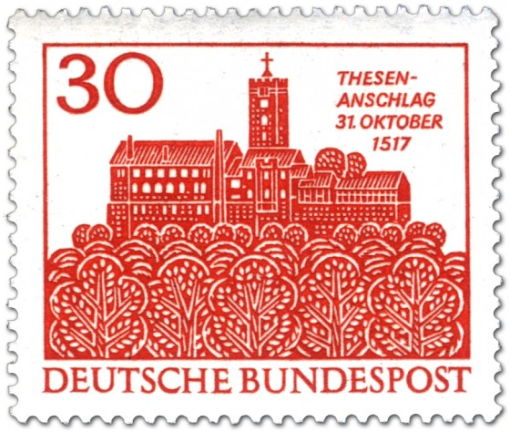 Stamp: Wartburg Eisenach (Zuflucht Luthers)