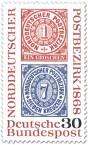 Stamp: Briefmarken: 100 Jahre Norddeutscher Postbezirk