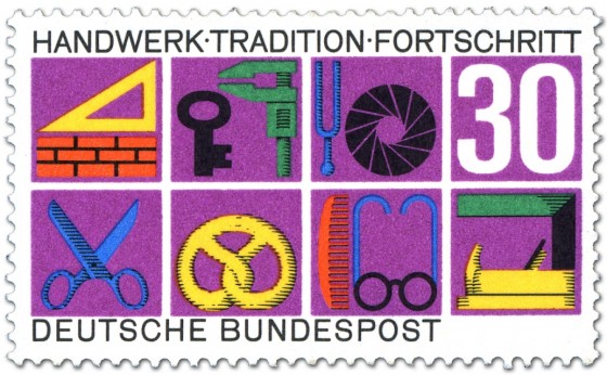 Stamp: Handwerk - Tradition - Fortschritt