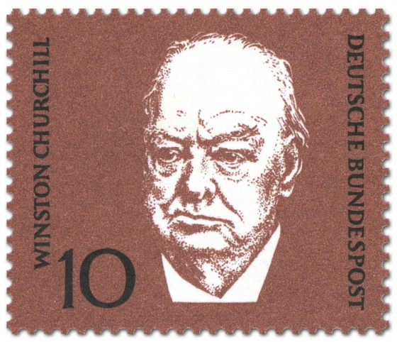 Stamp: Winston Churchill (britischer Politiker)