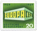 Stamp: Europamarke 1969 (Tempel)