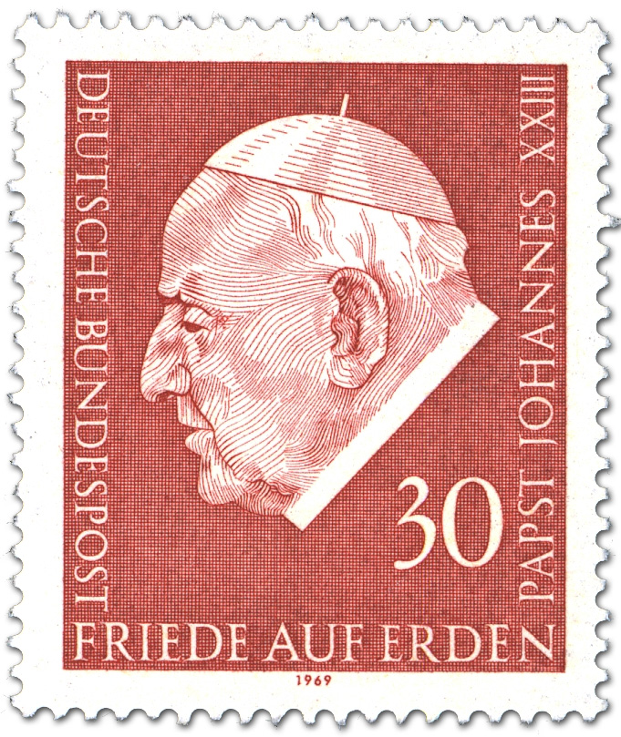 Papst Johannes Xxiii German Stamp 1969
