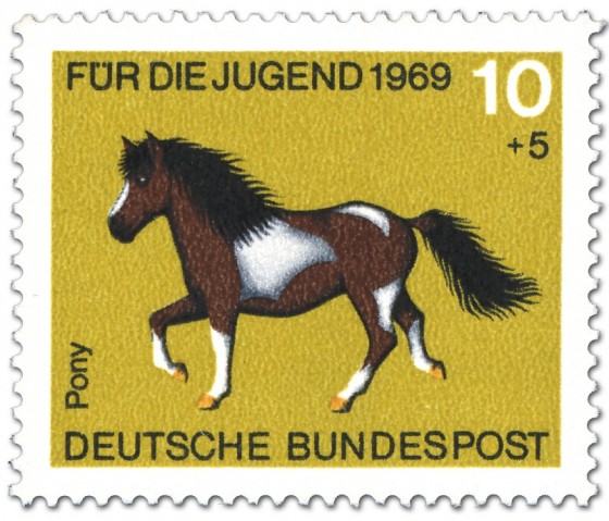 Stamp: Pony Gescheckt