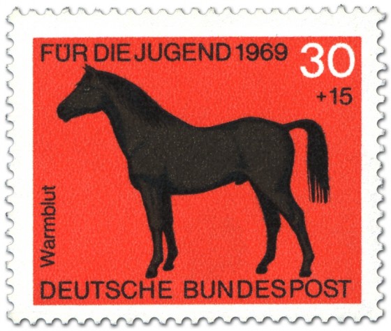 Stamp: Warmblut Pferd