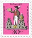 Stamp: Zinnfigur um 1850 - Vogelhändler