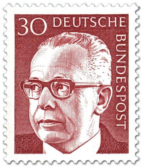 Stamp: Gustav Heinemann (30)