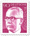 Stamp: Gustav Heinemann (90)