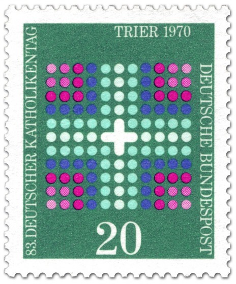 Stamp: Kreuz - Katholikentag Trier 1970